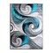 Flash Furniture Turquoise 8' x 10' Modern Ocean Waves Area Rug ACD-RG410-810-TQ-GG - alternate 5